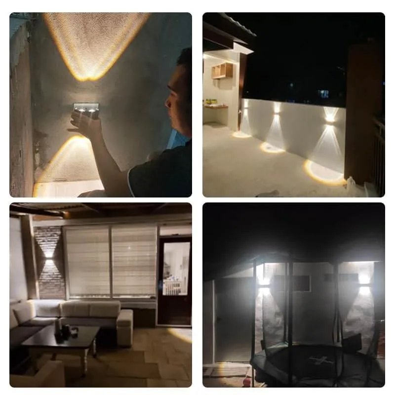 Euroselle Outdoor LED Wall Light With Weatherproof Durability And Modern Exterior Illumination