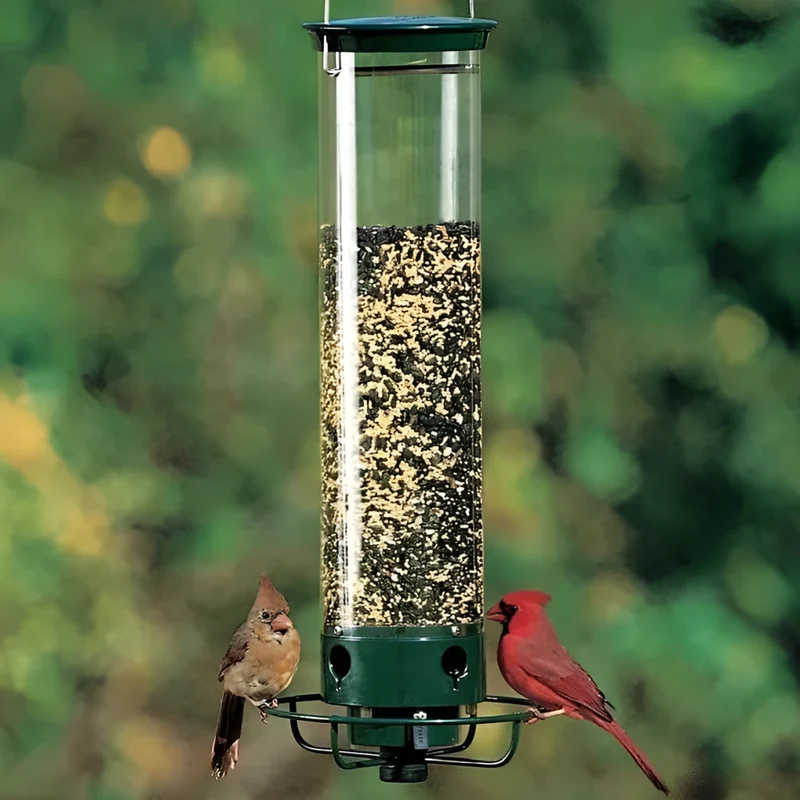 Euroselle Squirrel-Resistant Bird Feeder for Easy Backyard Birdwatching