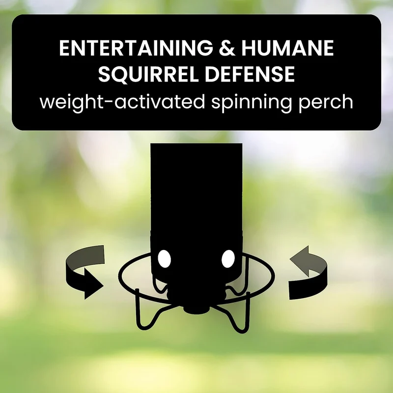 Euroselle Squirrel-Resistant Bird Feeder for Easy Backyard Birdwatching