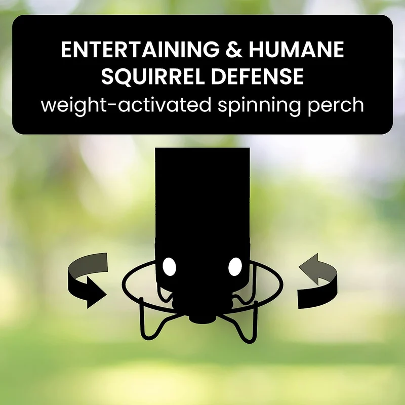 Euroselle Squirrel-Resistant Bird Feeder for Easy Backyard Birdwatching