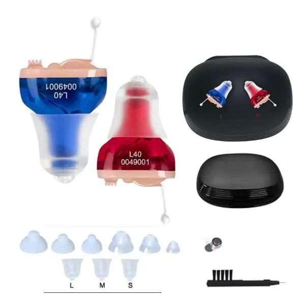 Euroselle Invisible In-Ear Hearing Aids With Rechargeable Design And Crystal Clear Sound