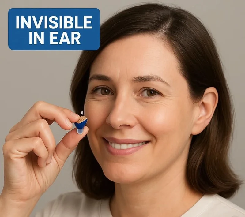 Euroselle Invisible In-Ear Hearing Aids With Rechargeable Design And Crystal Clear Sound