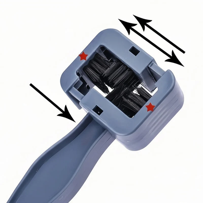 Euroselle Chain Cleaning Bristle Brush For Motorcycles And Bicycles