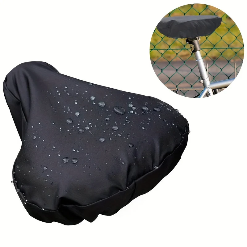 Euroselle Rainproof Bike Seat And Rear Pack Cover, Lightweight And Durable