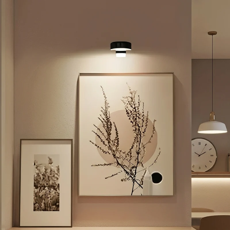 Wall Sconce Magnetic Rechargeable Remote Control 13 Color Euroselle