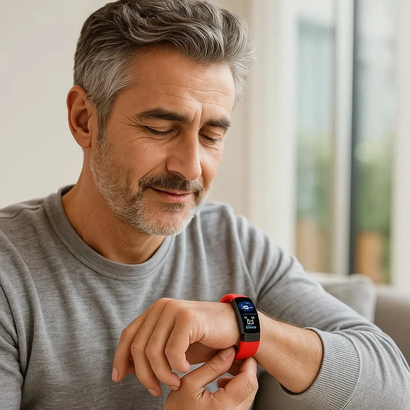 Euroselle CareLink Smart Watch With ECG, Blood Pressure Tracking And Sleep Analysis