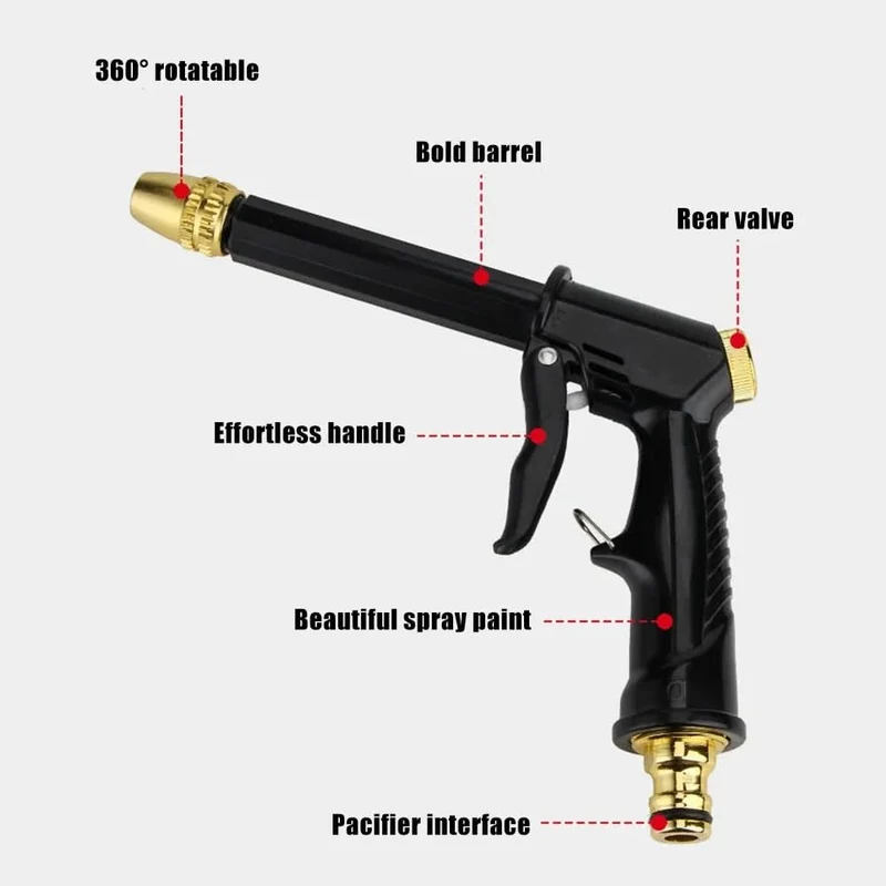 Euroselle AQUAFORCE High Pressure Water Blaster For Garden And Car Cleaning