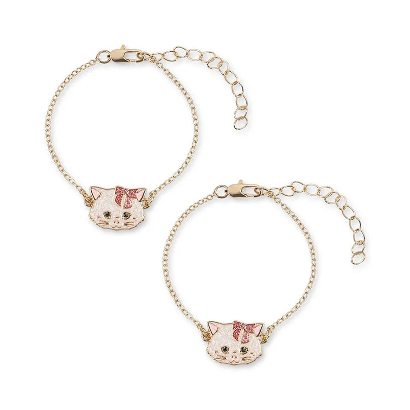 Kitty Bestie Armbänder in Gold (2 Stück)