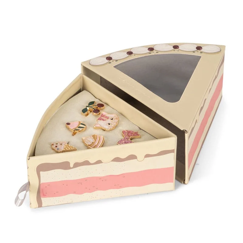 Gold Kitty Sweet Ring-Set (6 Stück)