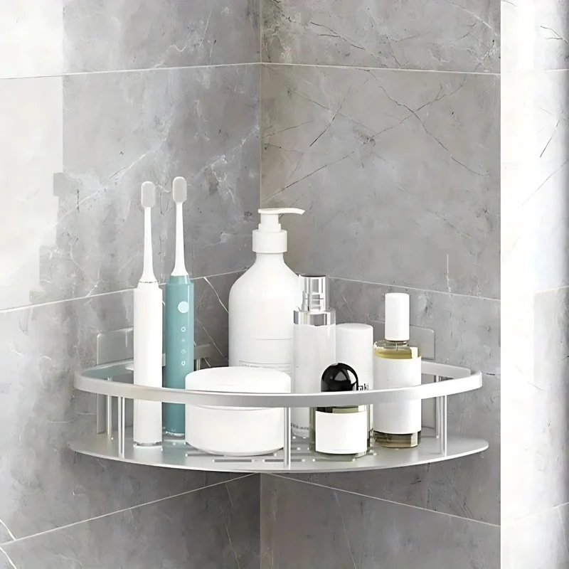 Euroselle Modern Corner Storage For A Neatly Organized Shower