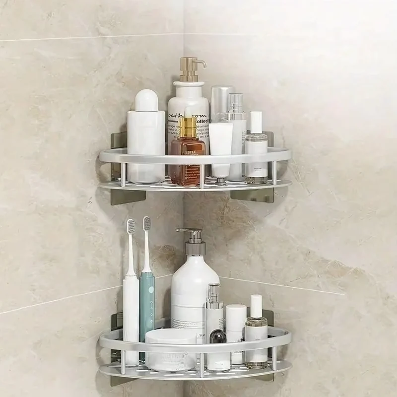 Euroselle Modern Corner Storage For A Neatly Organized Shower