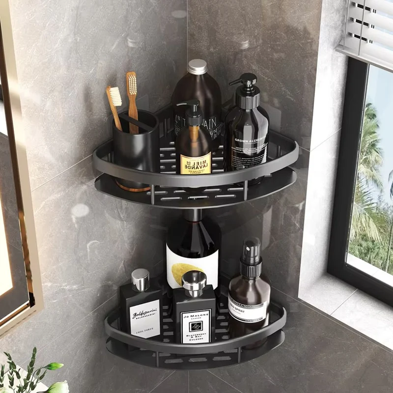 Euroselle Modern Corner Storage For A Neatly Organized Shower