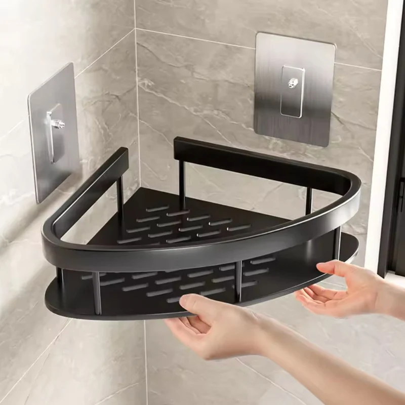 Euroselle Modern Corner Storage For A Neatly Organized Shower