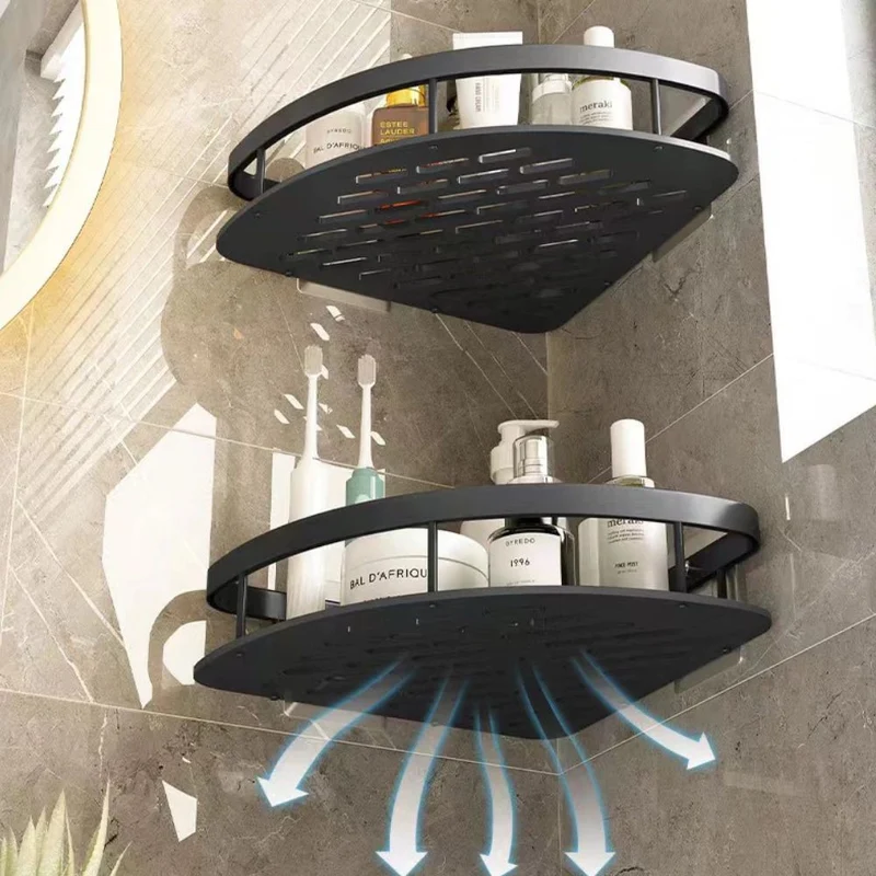 Euroselle Modern Corner Storage For A Neatly Organized Shower