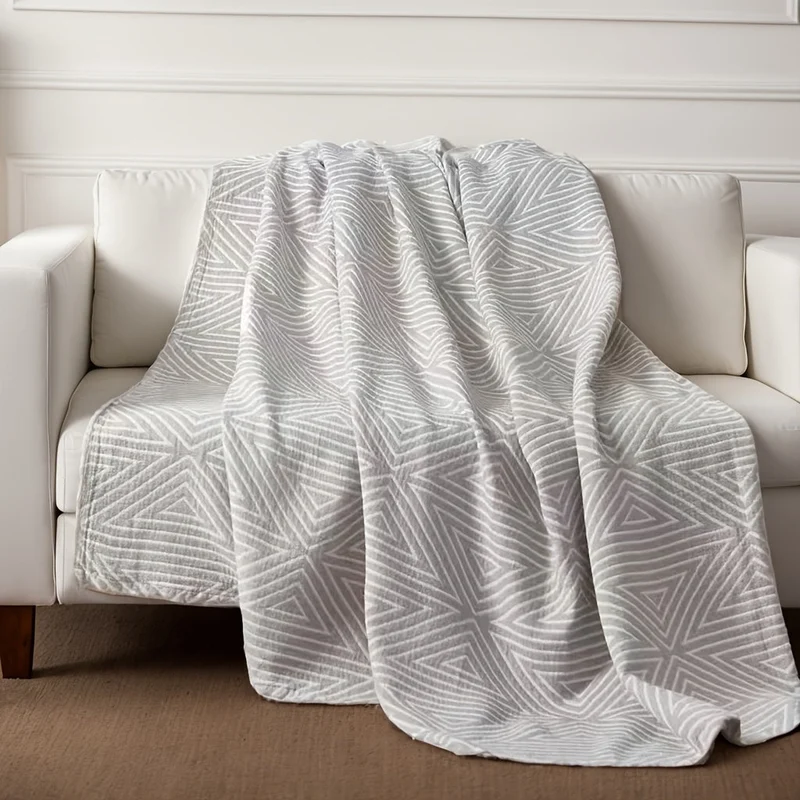 Euroselle Lightweight Floral Gauze Blanket For Sleep