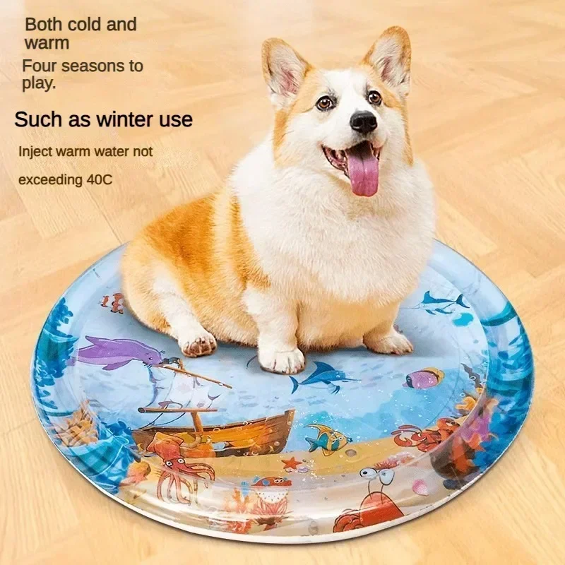 Euroselle 100cm Water Mat For Dogs And Cats Instant Cooling Comfort