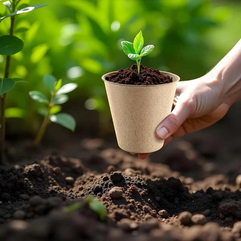 Euroselle Biodegradable Seed Starter Pots For Simple Transplanting