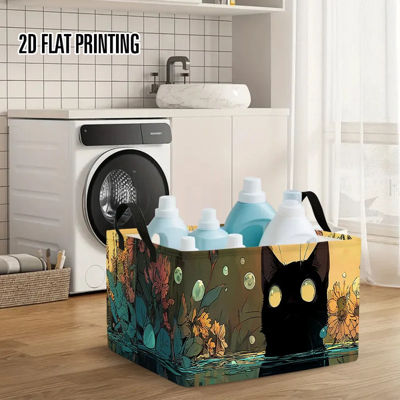 Euroselle Stylish Rectangular Storage Basket For Shelves And Living Spaces