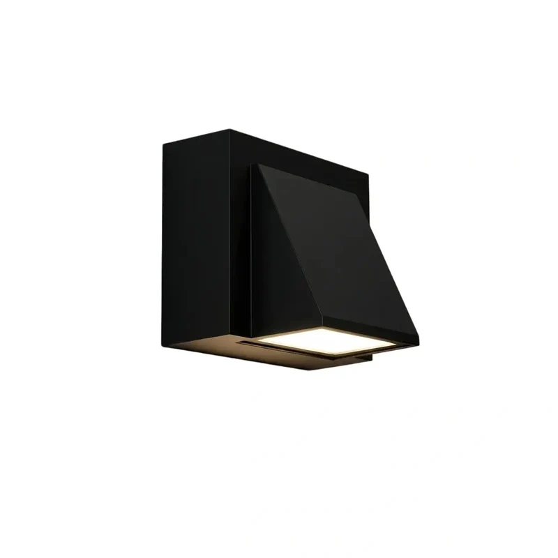 Euroselle Outdoor Wall Lamp, Metal Waterproof LED Garden Light, Hardwired
