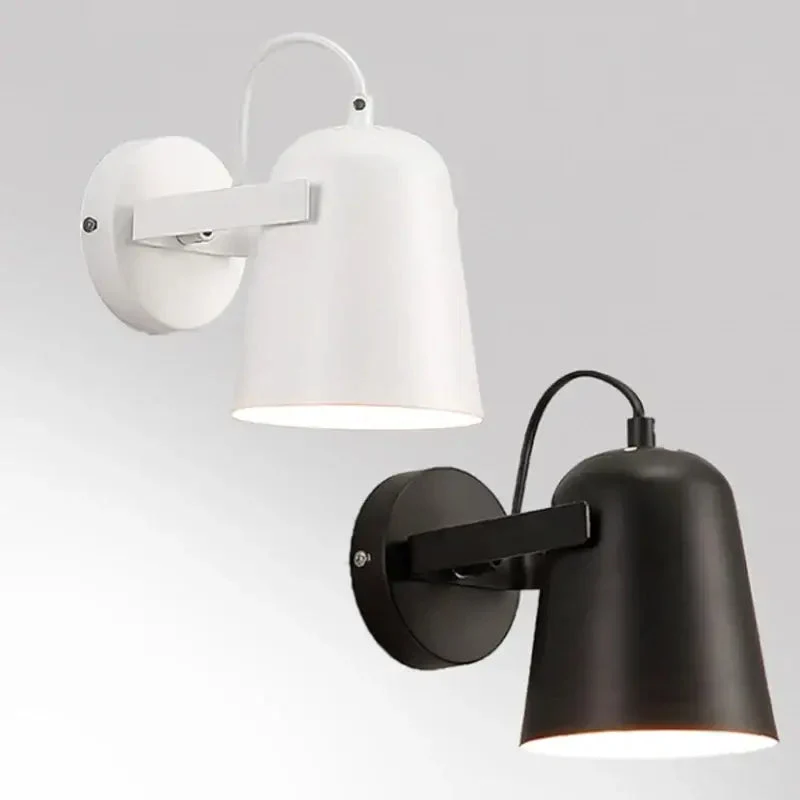 Nordic Bell Metal Wall Sconce With Adjustable Arm And E27 Base Euroselle