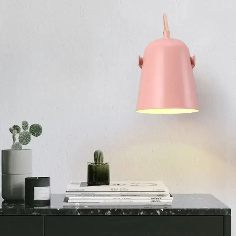 Nordic Bell Metal Wall Sconce With Adjustable Arm And E27 Base Euroselle