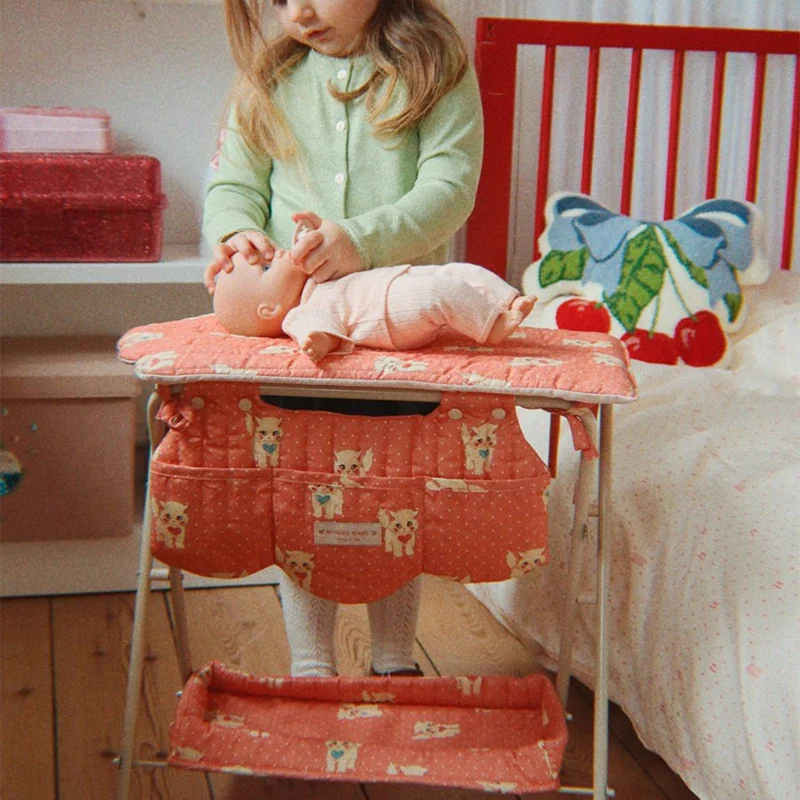 Puppenwickeltisch in Ciao Miao Rose