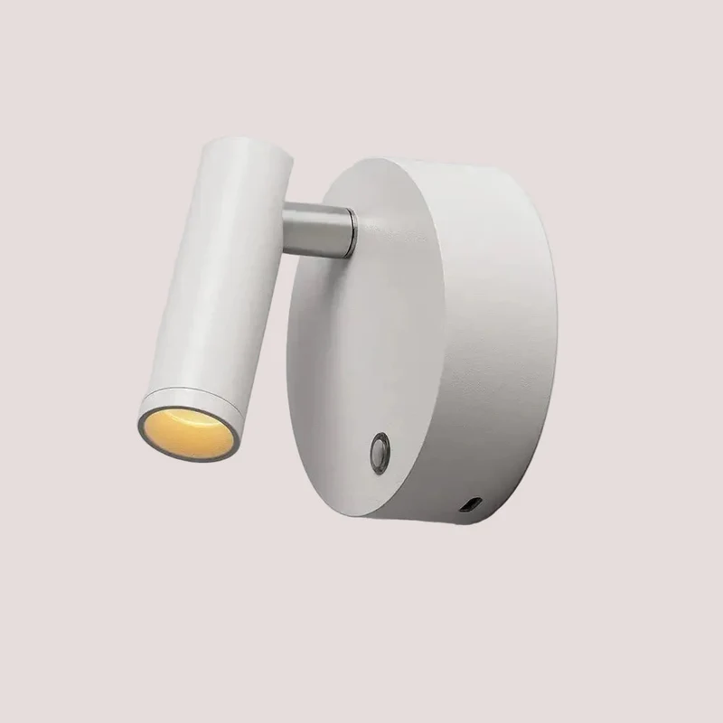 Euroselle USB Rechargeable Magnetic Wall Sconce With Dimmable LED