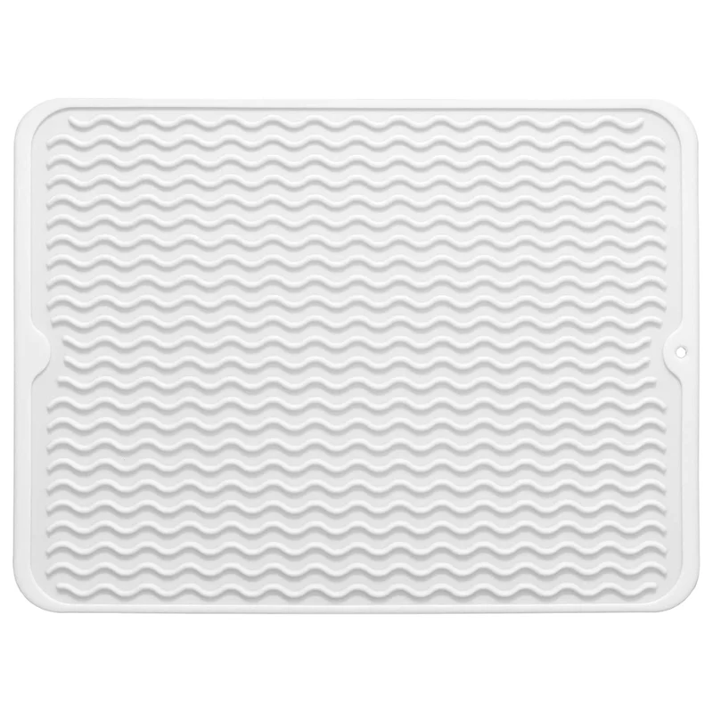 DrySafe Silicone Dish Mat By Euroselle For Heat And Water Protection On Counters