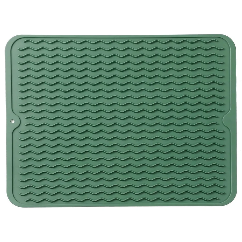 DrySafe Silicone Dish Mat By Euroselle For Heat And Water Protection On Counters