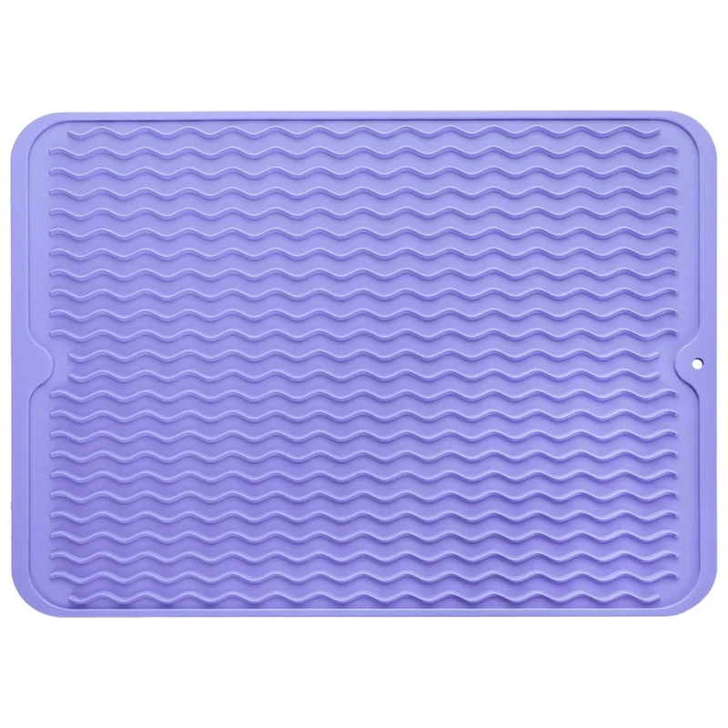DrySafe Silicone Dish Mat By Euroselle For Heat And Water Protection On Counters