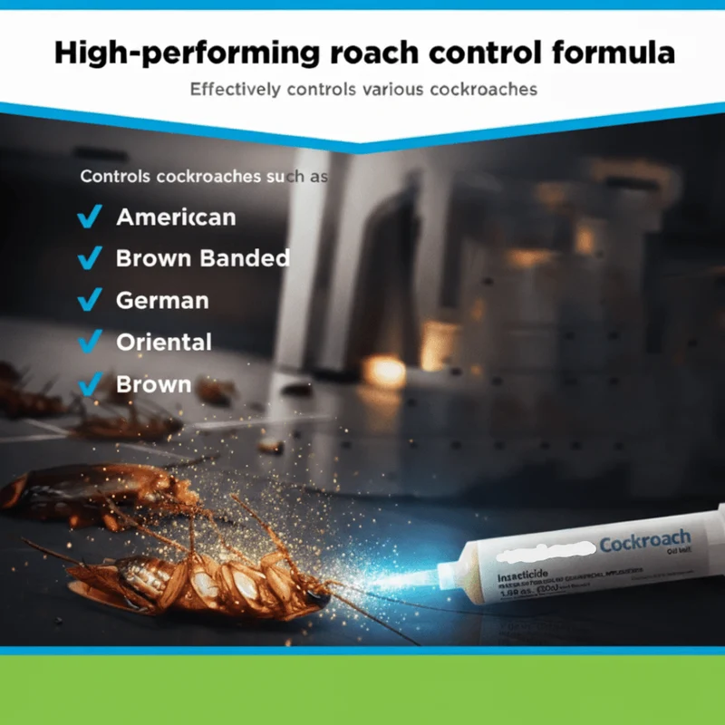 Powerful Indoor Cockroach Gel Bait by Euroselle for Infestations