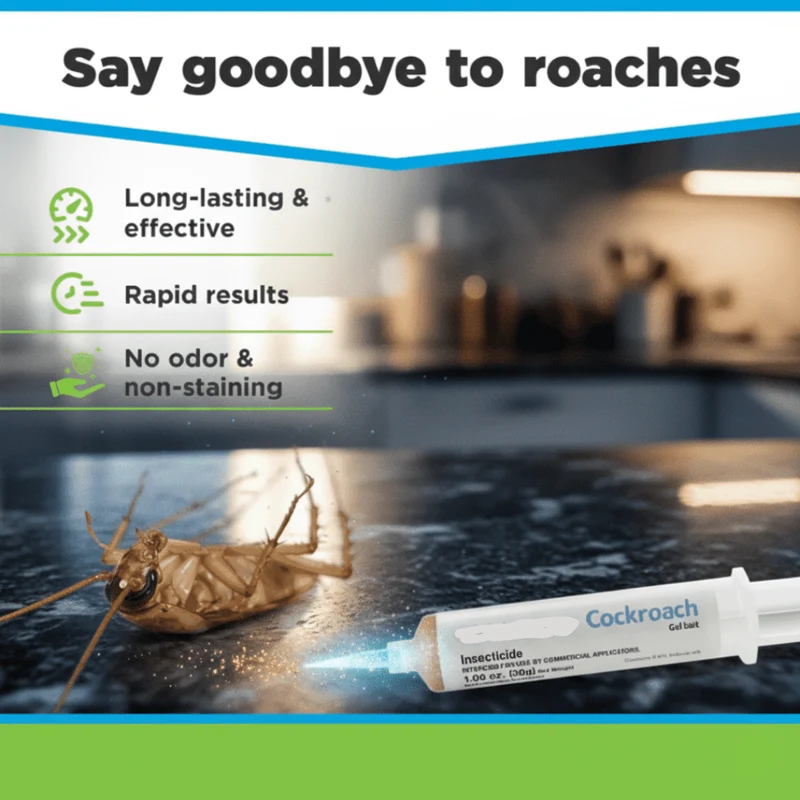 Powerful Indoor Cockroach Gel Bait by Euroselle for Infestations
