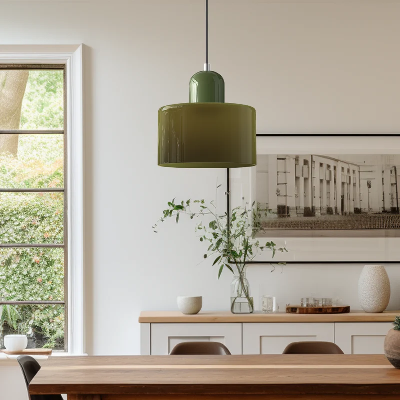 Euroselle Pendant Light With Pink Terracotta Glass Shade E27 Adjustable Cord
