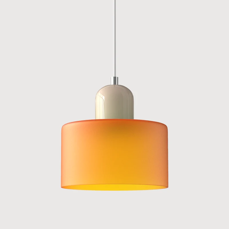 Euroselle Pendant Light With Pink Terracotta Glass Shade E27 Adjustable Cord