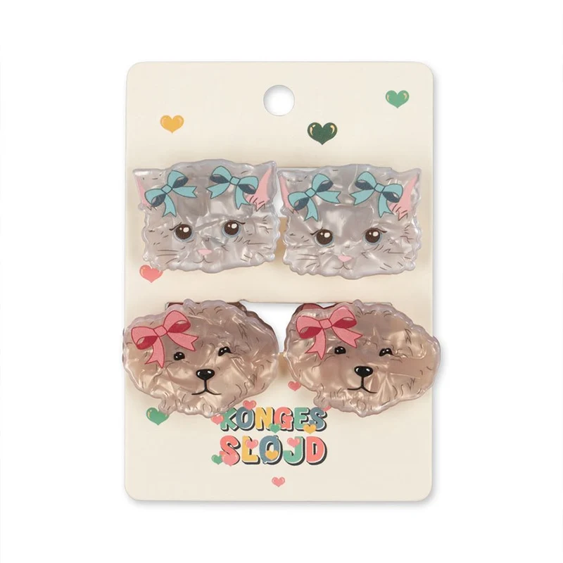 4-er-Pack kleine Haarspangen