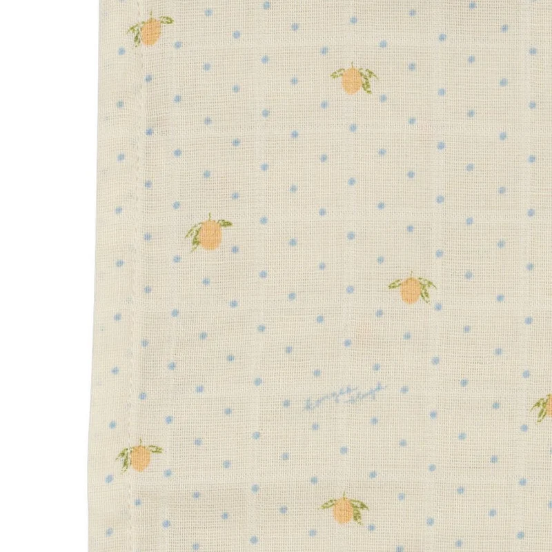 3er-Pack Musselin Stoffwindeln Lemon Dot