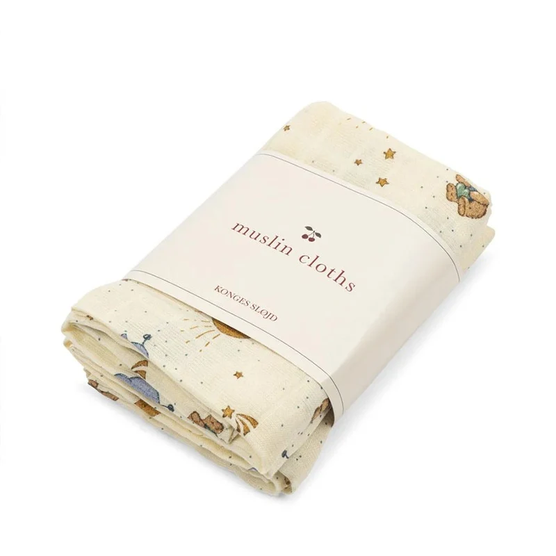 3er-Pack Musselin-Stoffwindeln Cucciolo