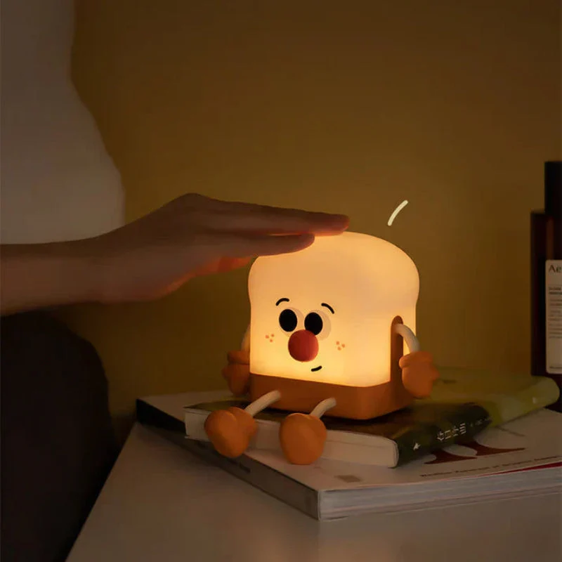Euroselle Toast Design Night Light Rechargeable USB LED
