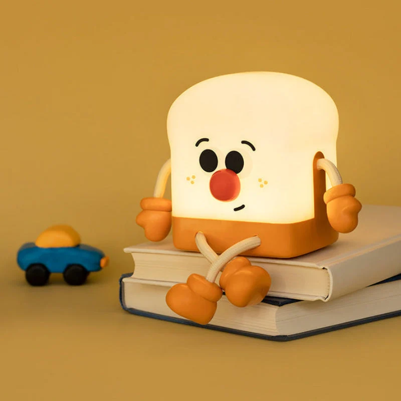 Euroselle Toast Design Night Light Rechargeable USB LED