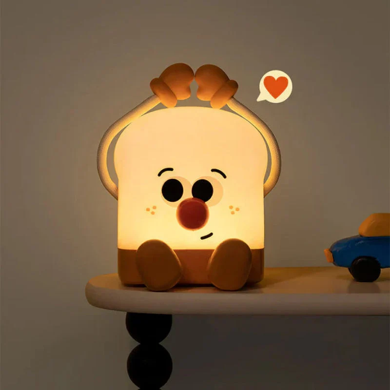 Euroselle Toast Design Night Light Rechargeable USB LED
