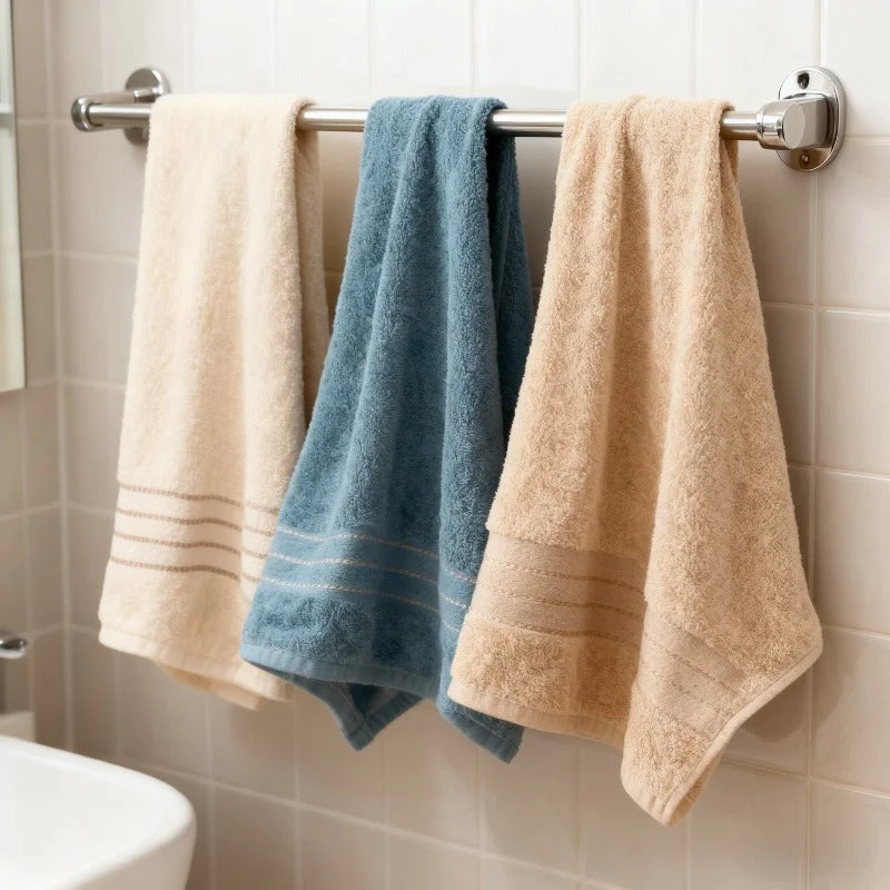 Euroselle Ultra-Absorbent Cotton Wash Cloth Set for Gentle Cleansing