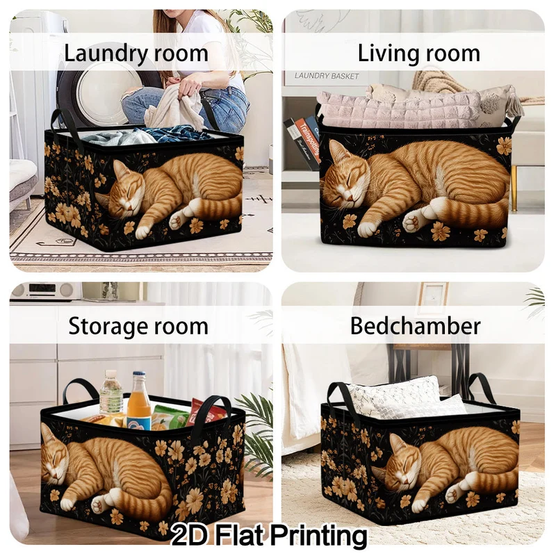Euroselle Foldable Floral Storage Organizer With Large Capacity