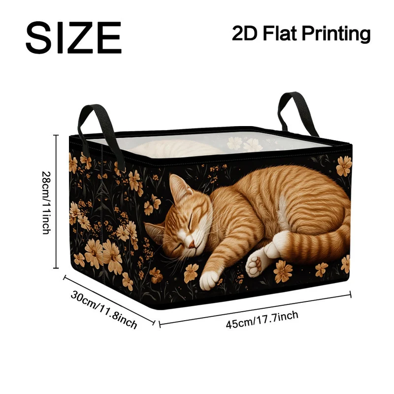 Euroselle Foldable Floral Storage Organizer With Large Capacity
