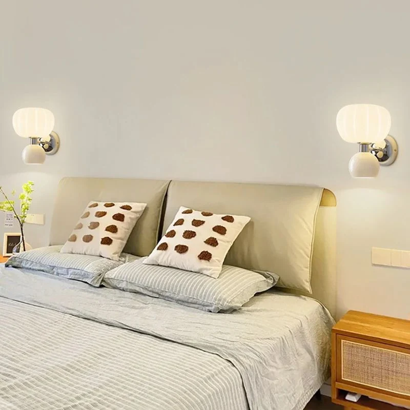 Euroselle Cream Resin Wall Sconce 20x21 Cm G9 Base Indoor Lighting