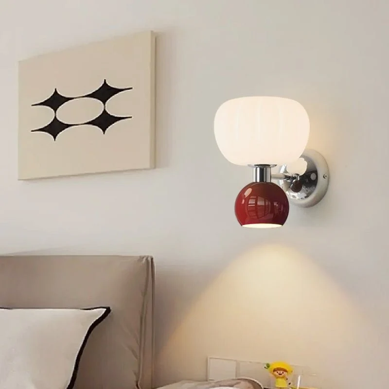 Euroselle Cream Resin Wall Sconce 20x21 Cm G9 Base Indoor Lighting