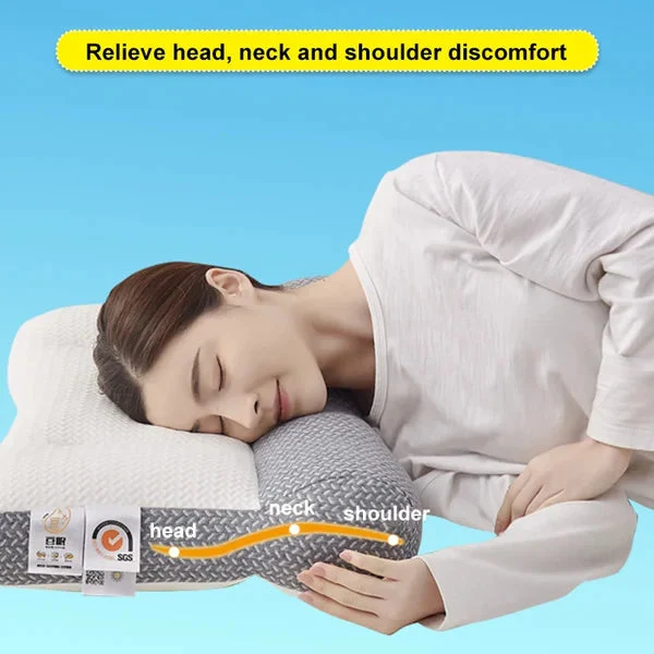 Euroselle Ergonomic Neck Support For Restful Pain-Free Sleep