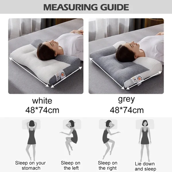 Euroselle Ergonomic Neck Support For Restful Pain-Free Sleep