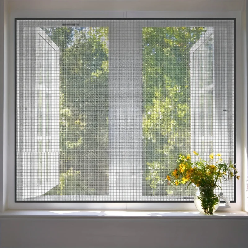 Invisible Mesh Window Insect Screen Set By Euroselle