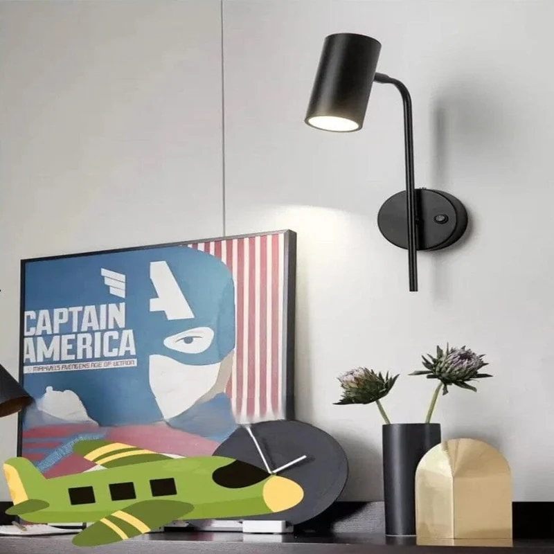 Euroselle LED Wall Sconce With Adjustable 10W Metal Articulating Arm 230V