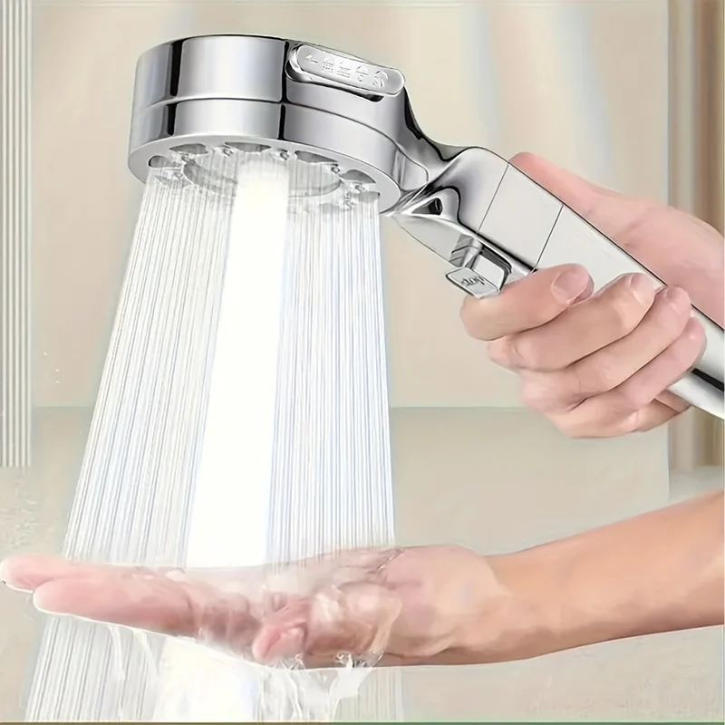 Euroselle Modern Square Rainfall Shower System With Powerful Massage Spray